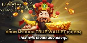 สล็อต ฝากถอน true wallet เว็บตรง เครดิตฟรี เลือกเล่นบอกเลยคุ้ม